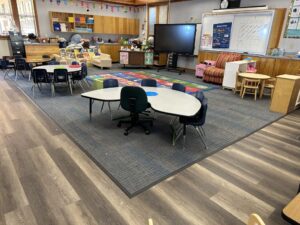 Colfax Elementary School Flooring Finished