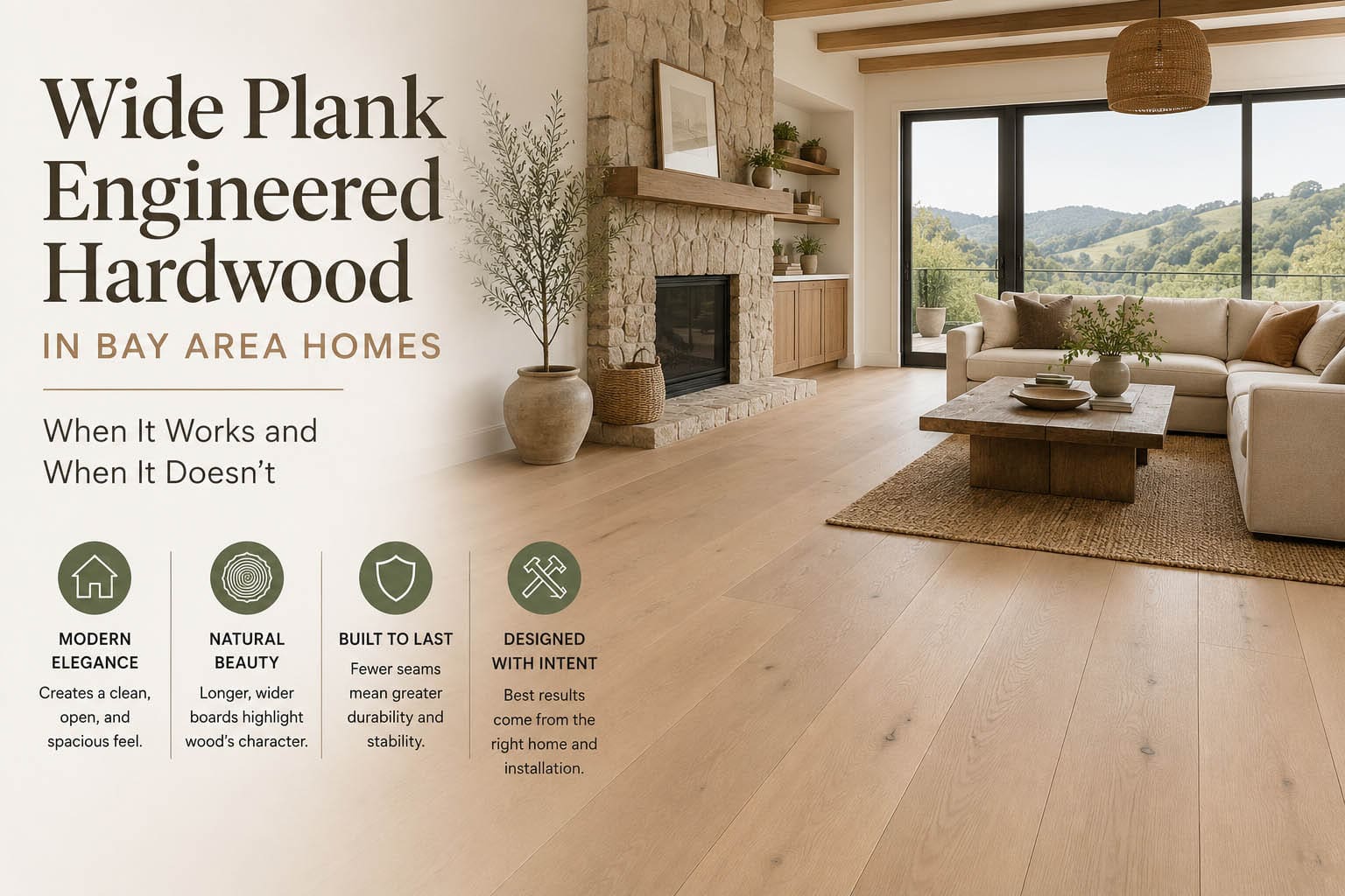 Wide plank elegance in Bay Area homes